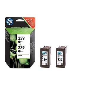 Купить HP 339 (C9504EE) Black Cartridge 2-pack of C8767EE for Photosmart 8450; OfficeJet 7410.