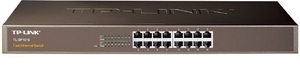 Купить TP-LINK TL-SF1016  16-port Desktop Switch, 16 10/100M RJ45 ports, 1U 19-inch rack-mountable steel case