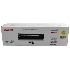 Купить Laser Cartridge Canon 716 Y (1977B002), yellow (1500 pages) for LBP-5050/5050N, MF8030Cn/8050Cn/8080Cw