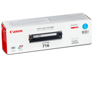 Купить Laser Cartridge Canon 716 C (1979B002), cyan (1500 pages) for LBP-5050/5050N, MF8030Cn/8050Cn/8080Cw