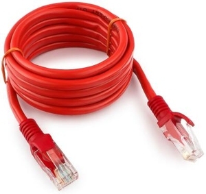 Купить UTP Cat.5e Patch cord, 3m, Red