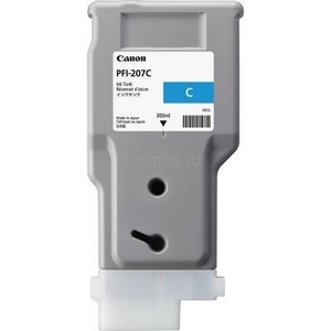 Купить Ink Cartridge Canon PFI-207 C, cyan, 300ml for iPF680,685,780,785