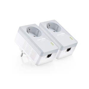 Купить TP-LINK  TL-PA4010P Kit, AV500 Powerline Adapter Starter Kit with AC Passthrough, Compact Size, 500Mbps Powerline Datarate, 1 Lan Port, Power Socket, HomePlug AV, Green Powerline,  Plug and Play, Pair Button, Range 300 meters in house