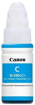 Cumpăra Ink Bottle Canon GI-490 C (0664C001), cyan, 70ml for G1400/1410/G2410/G2411/G2415/G3410/G3411/G3415/G4411, 7000 p.