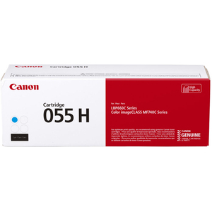 Cumpăra Laser Cartridge Canon 055H (3019C002), cyan (5900 pages) for MF742Cdw, MF744Cdw, MF746Cx, LBP663Cdw, LBP664Cx