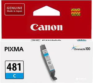 Купить Ink Cartridge Canon CLI-481 C (2098C001) for Canon PIXMA TS6140, PIXMA TS8140, PIXMA TS9140, PIXMA TR7540, PIXMA TR8540