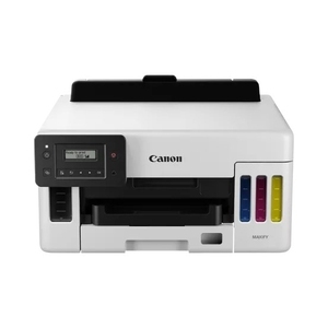 Купить Printer CISS Canon MAXIFY GX5040 (5550C009) White, Color Printer/Duplex/LAN/Wi-Fi, A4, Print 4800x1200dpi_2pl, ESAT 24/15.5 ipm, LCD display, Tray 350 sheet, 64–275 g/m2, 4 ink tanks GI-46B (6000p./9000p. eco mode), GI-46Y/C/M (14000p./ 21000p. eco mode), MC-G01.